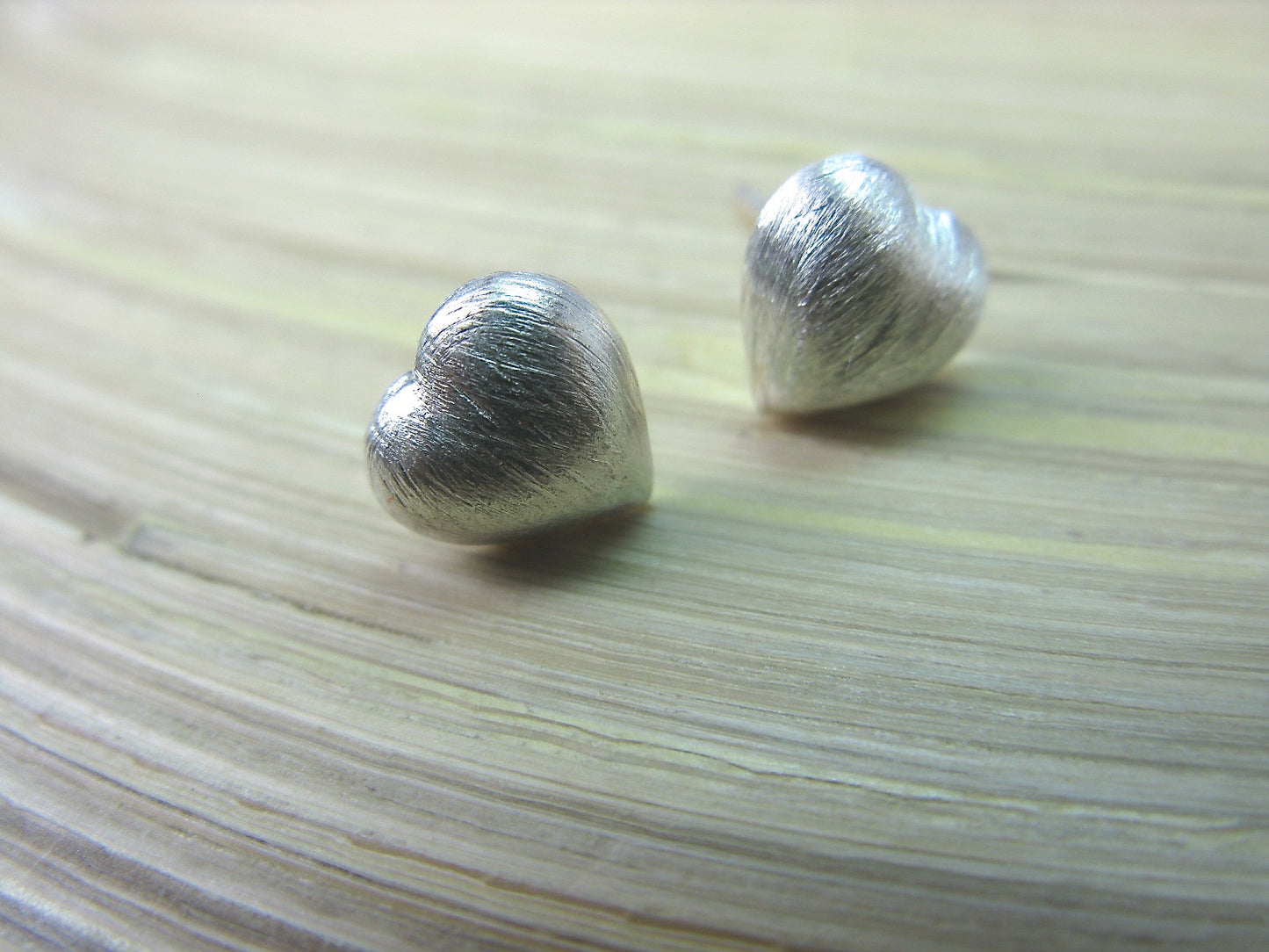 Heart 925 Sterling Silver Stud Earrings Stud Faith Owl - Faith Owl