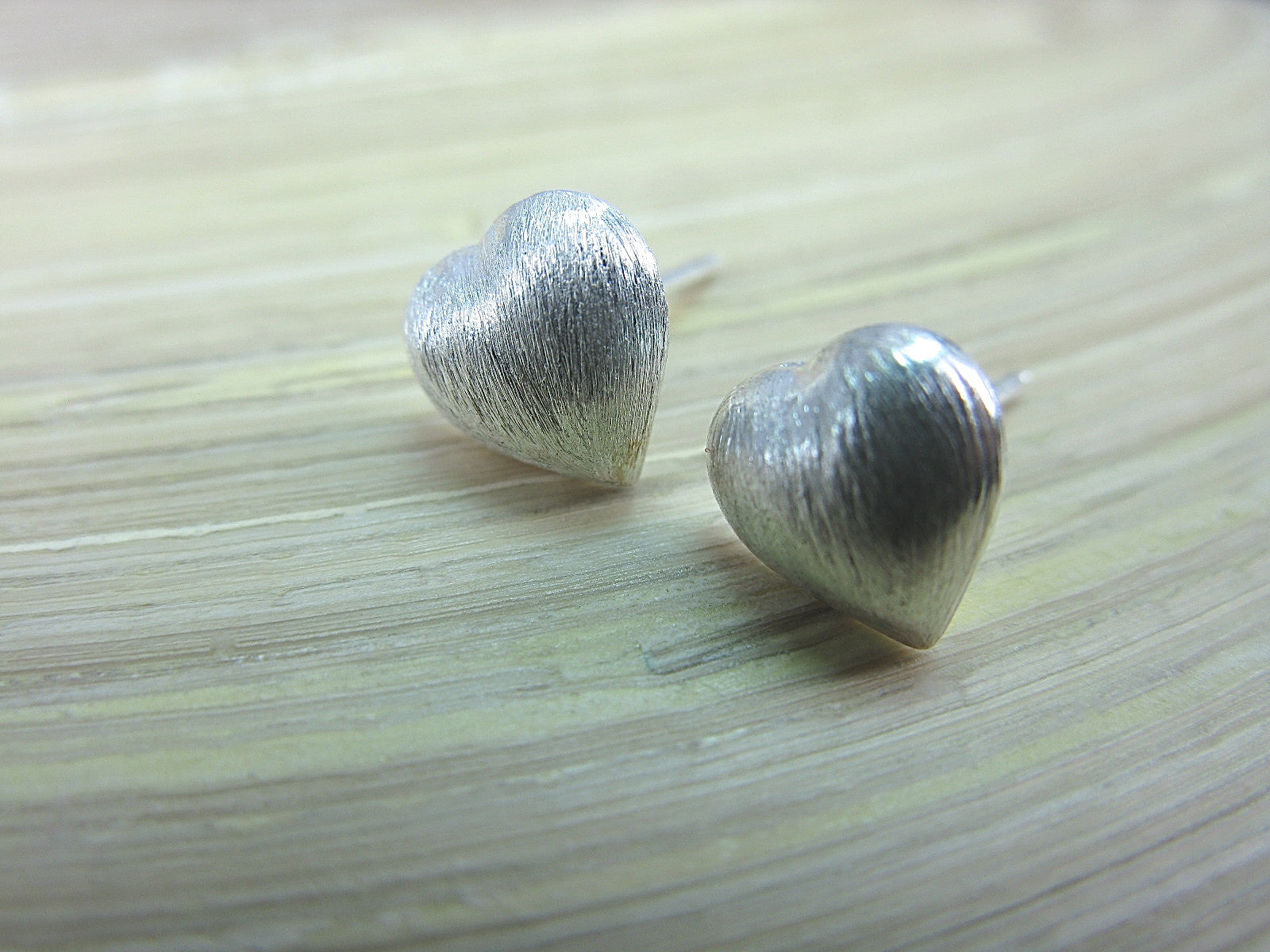 Heart 925 Sterling Silver Stud Earrings Stud Faith Owl - Faith Owl