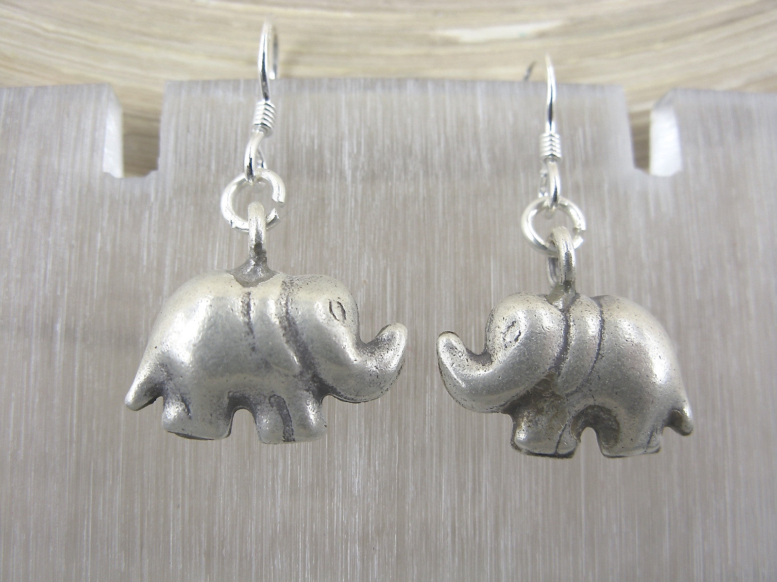 Elephant Tribal Dangle Earrings 925 Sterling Silver Earrings Earrings Faith Owl - Faith Owl
