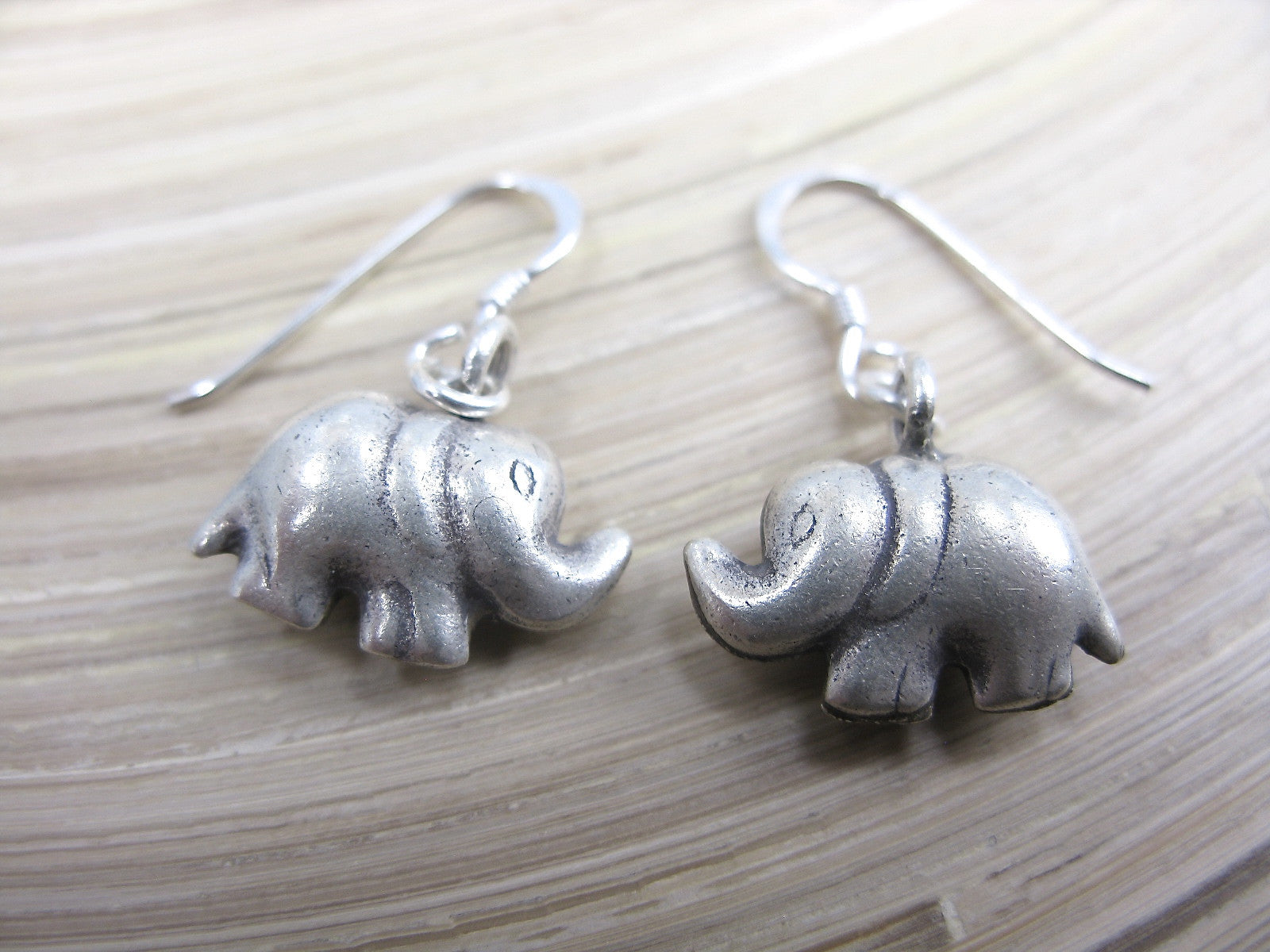 Elephant Tribal Dangle Earrings 925 Sterling Silver Earrings Earrings - Faith Owl