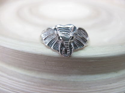 Elephant Ring in 925 Sterling Silver Ring - Faith Owl