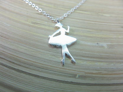 Ballet Dancer Necklace in 925 Sterling Silver Necklace - Faith Owl