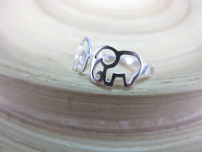 Elephant Filigree Ring in 925 Sterling Silver