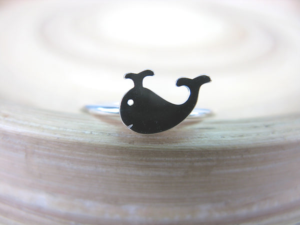 Whale Ring in 925 Sterling Silver