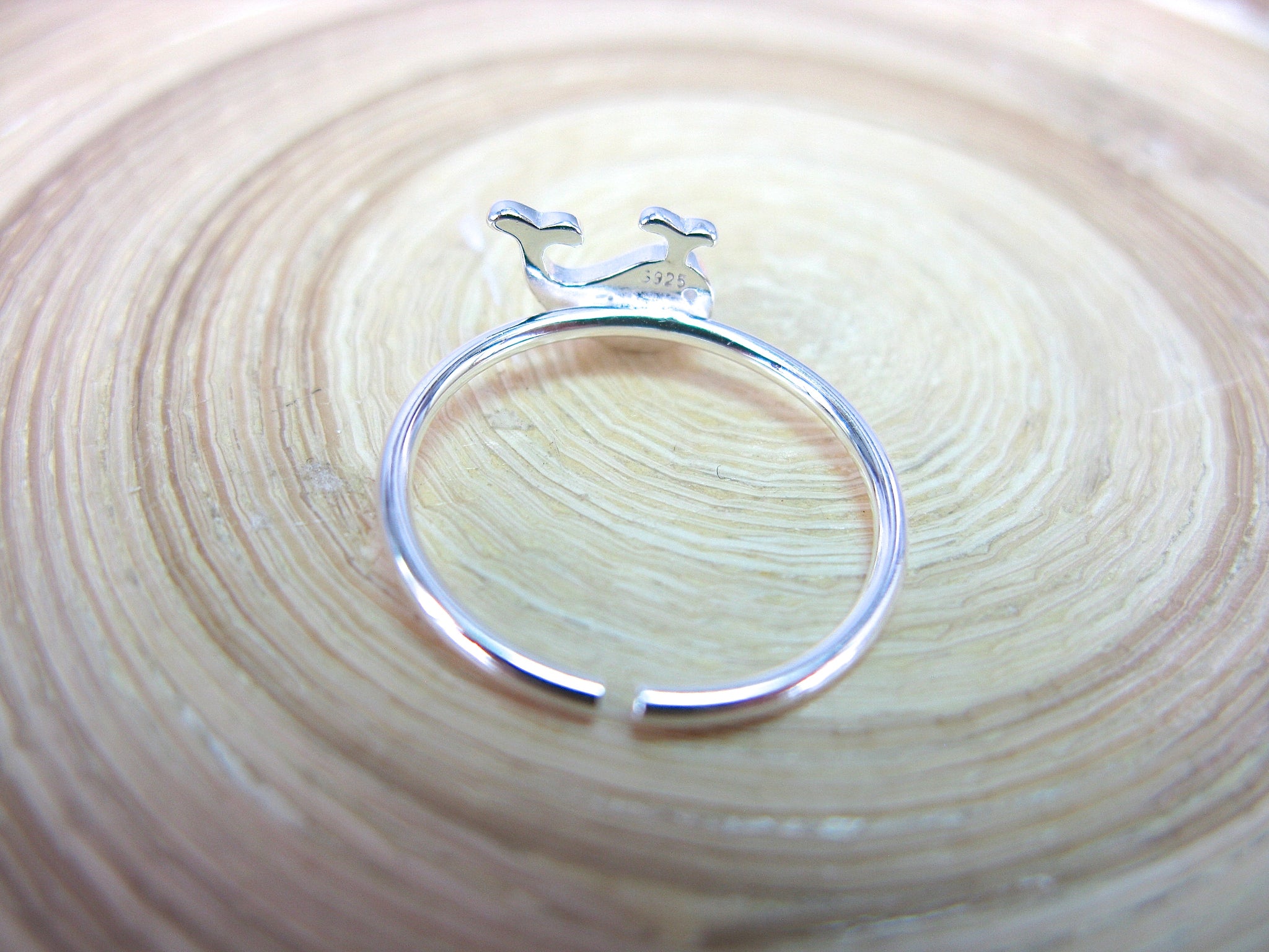 Whale Ring in 925 Sterling Silver
