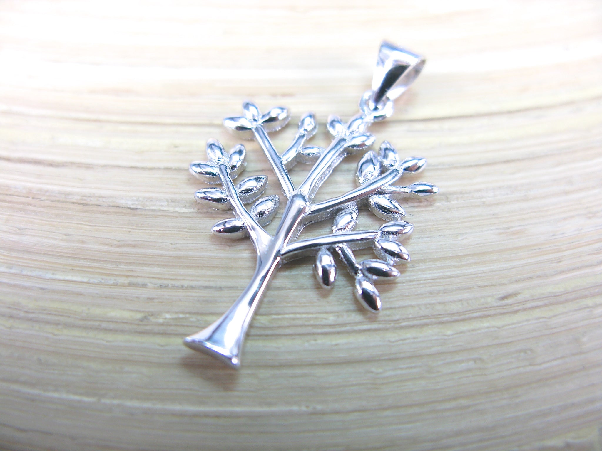 Tree Pendant Necklace in 925 Sterling Silver