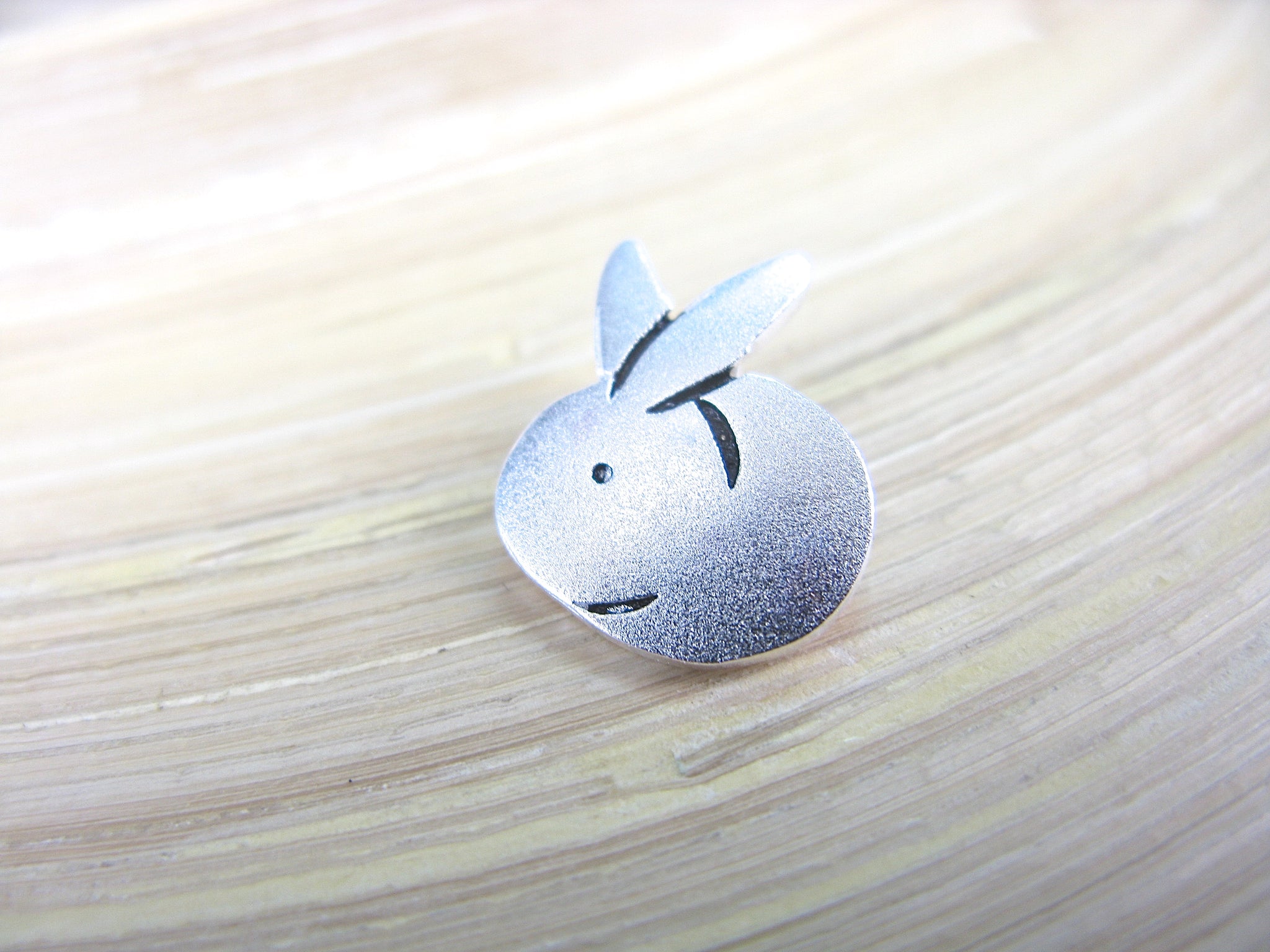 Rabbit Pendant Chain Necklace in 925 Sterling Silver