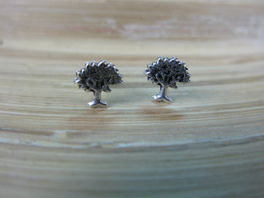 Tree of Life 925 Sterling Silver Stud Earrings