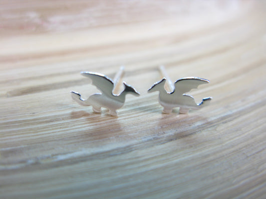 Dragon 925 Sterling Silver Stud Earrings