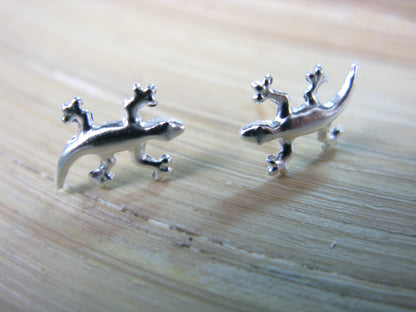 Lizard Stud Earrings in 925 Sterling Silver