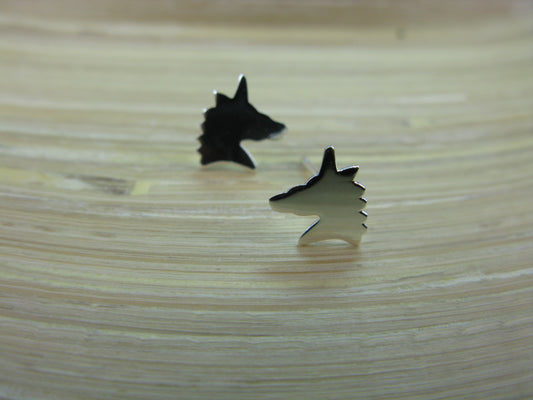 Unicorn 925 Sterling Silver Stud Earrings