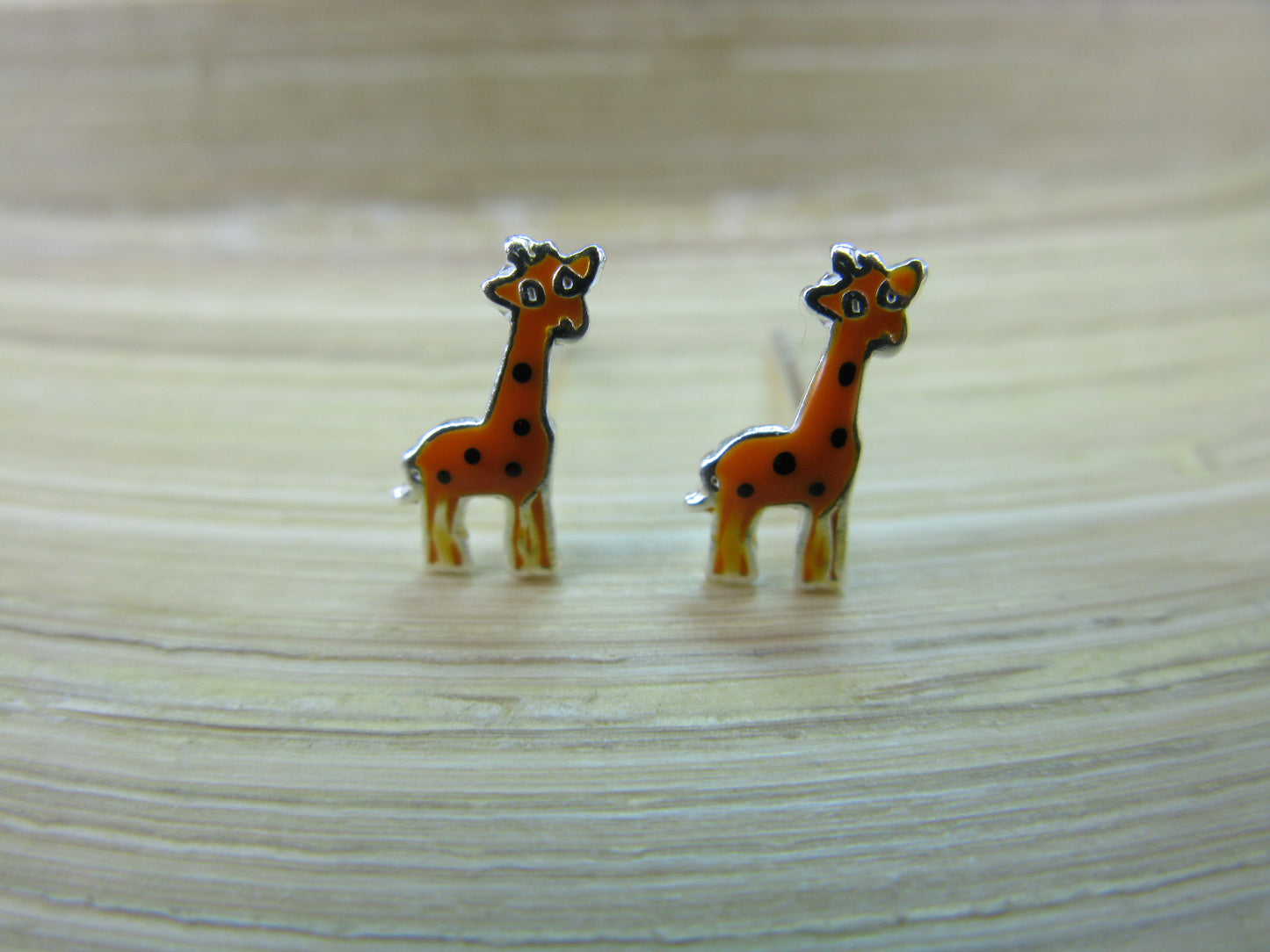 Giraffe 925 Sterling Silver Stud Earrings