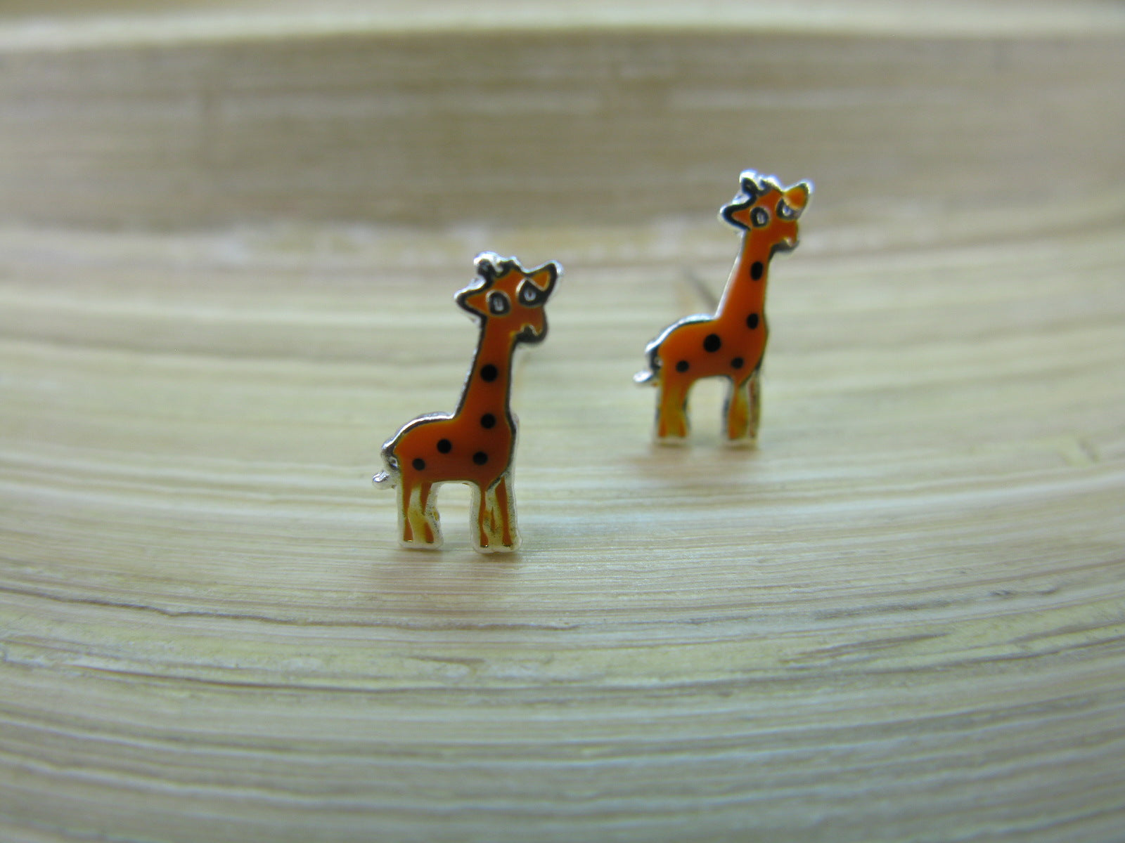 Giraffe 925 Sterling Silver Stud Earrings