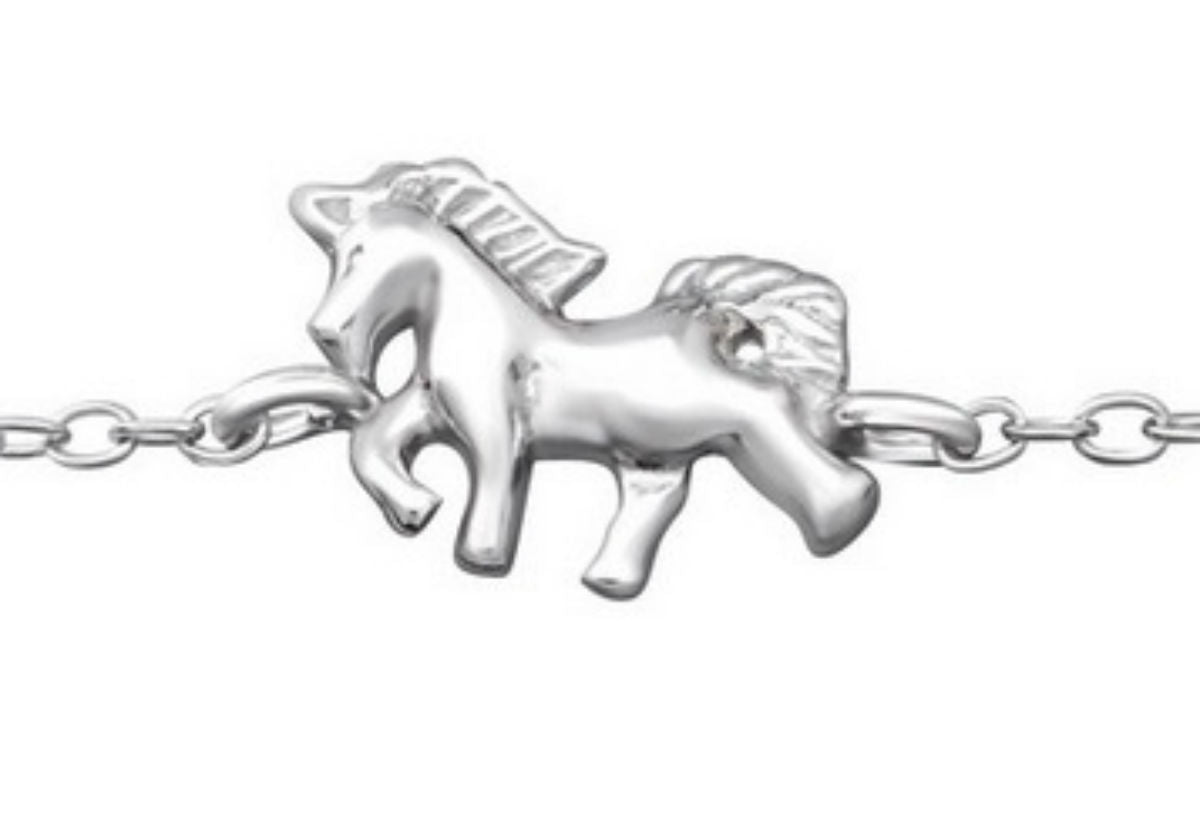 Children Unicorn 925 Sterling Silver Bracelet