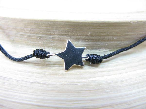 Star 925 Sterling Silver Adjustable String Bracelet