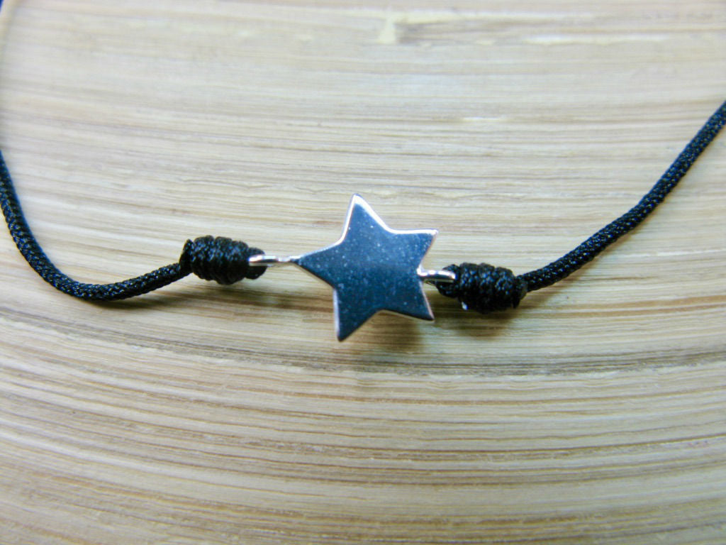 Star 925 Sterling Silver Adjustable String Bracelet