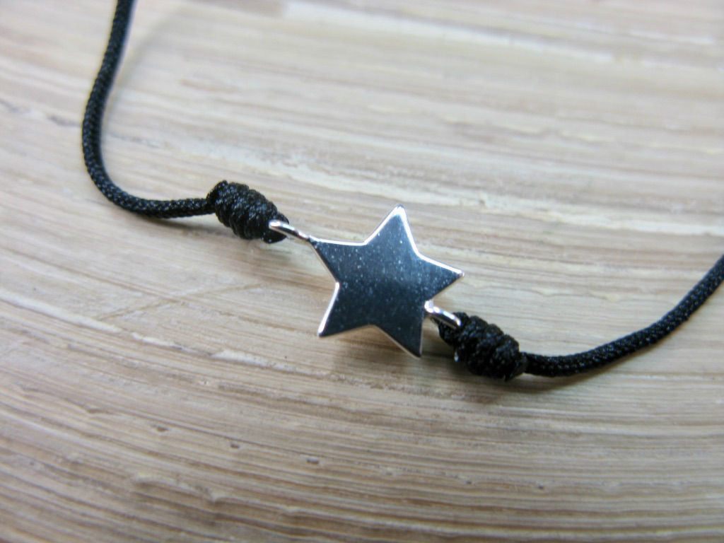 Star 925 Sterling Silver Adjustable String Bracelet