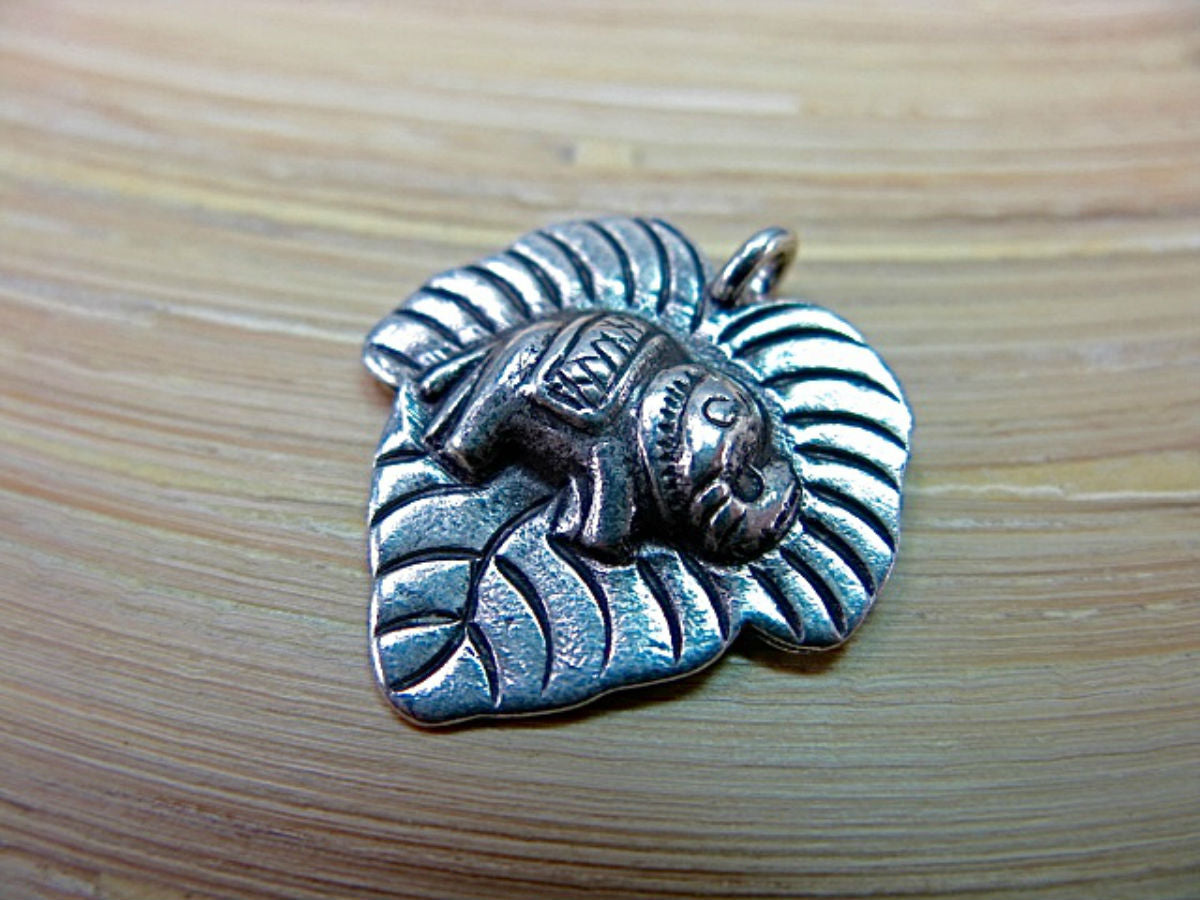 Elephant Leaf 925 Sterling Silver Pendant