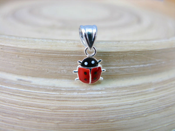Red Ladybug 925 Sterling Silver Pendant