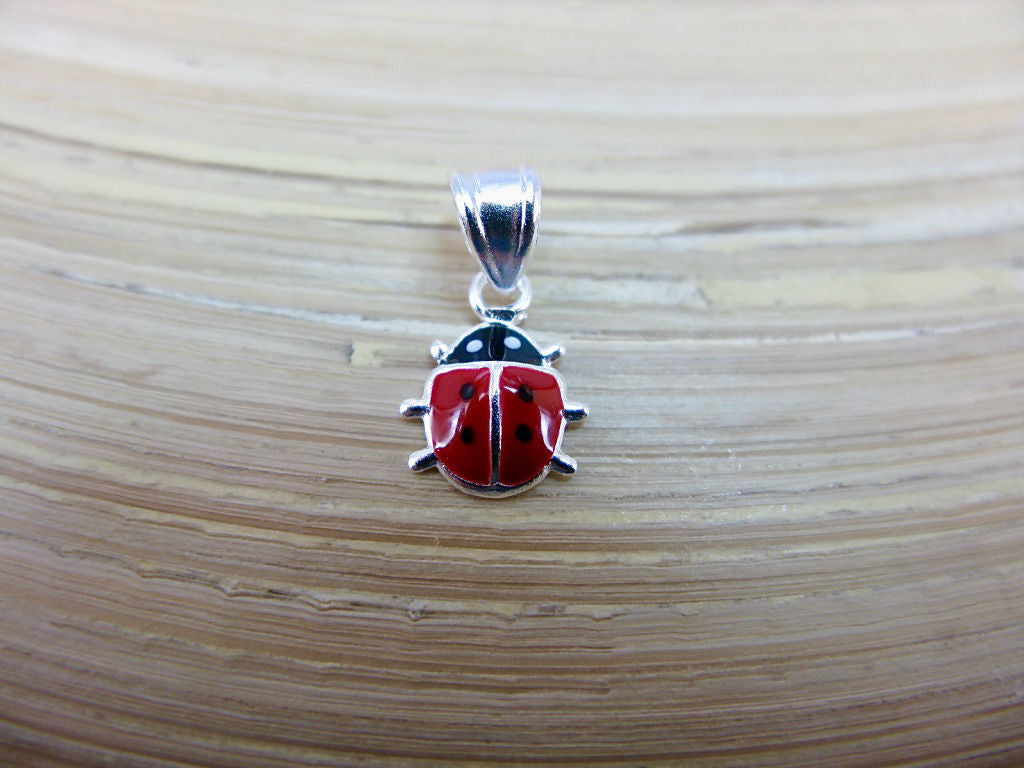 Red Ladybug 925 Sterling Silver Pendant