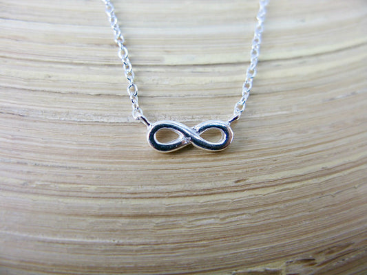 Infinity 925 Sterling Silver Pendant Chain Necklace