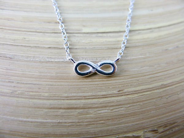Infinity 925 Sterling Silver Pendant Chain Necklace