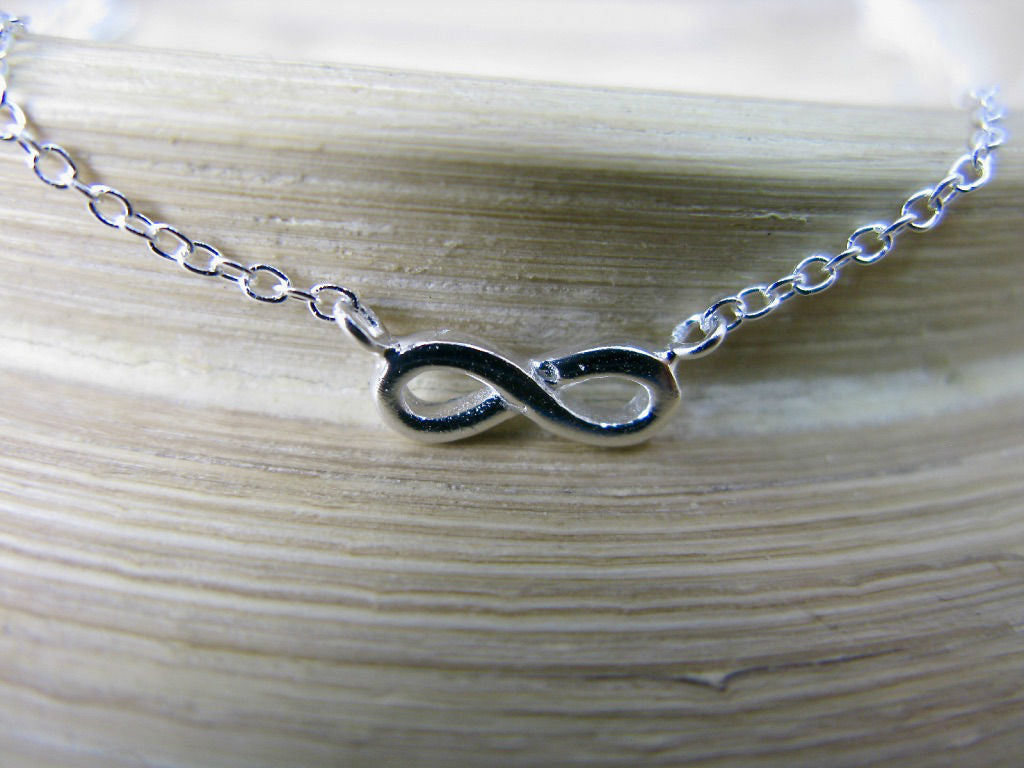 Infinity 925 Sterling Silver Pendant Chain Necklace