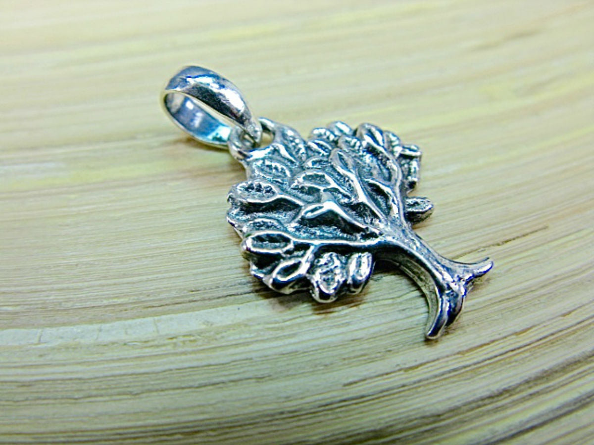 Tree of Life Pendant Chain Necklace in 925 Sterling Silver