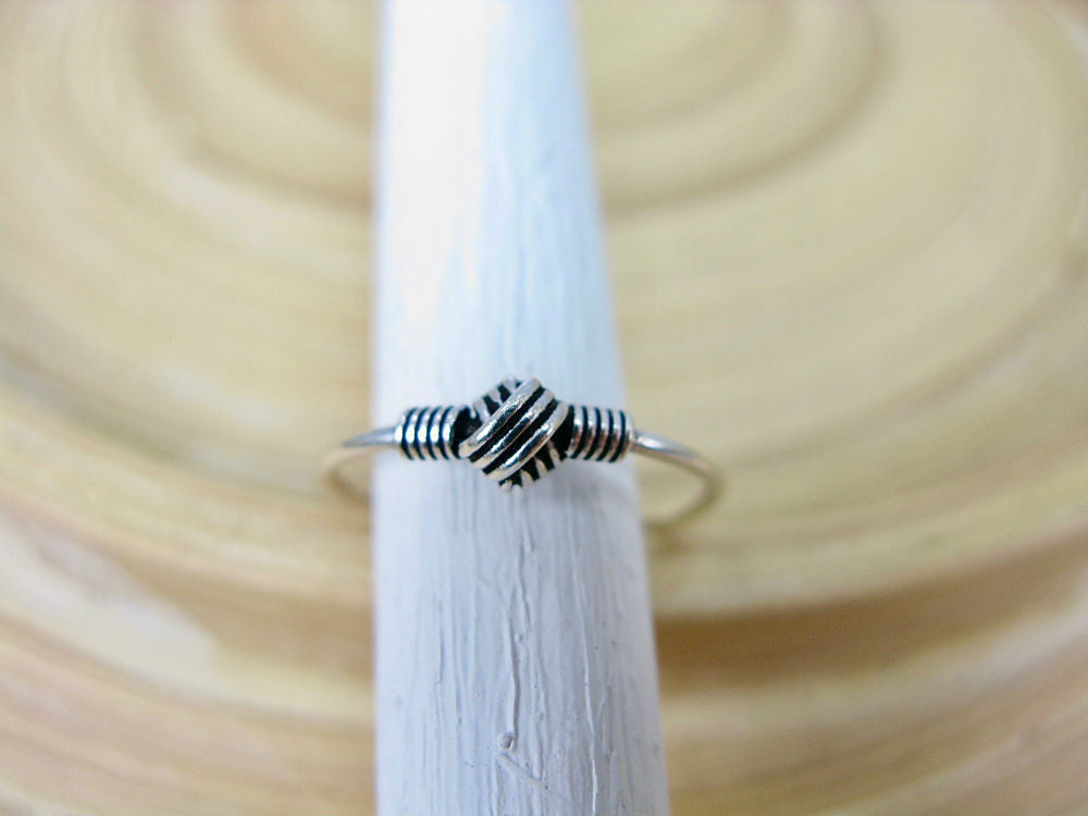 Balinese Oxidized Ring in 925 Sterling Silver