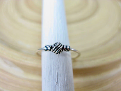 Balinese Oxidized Ring in 925 Sterling Silver