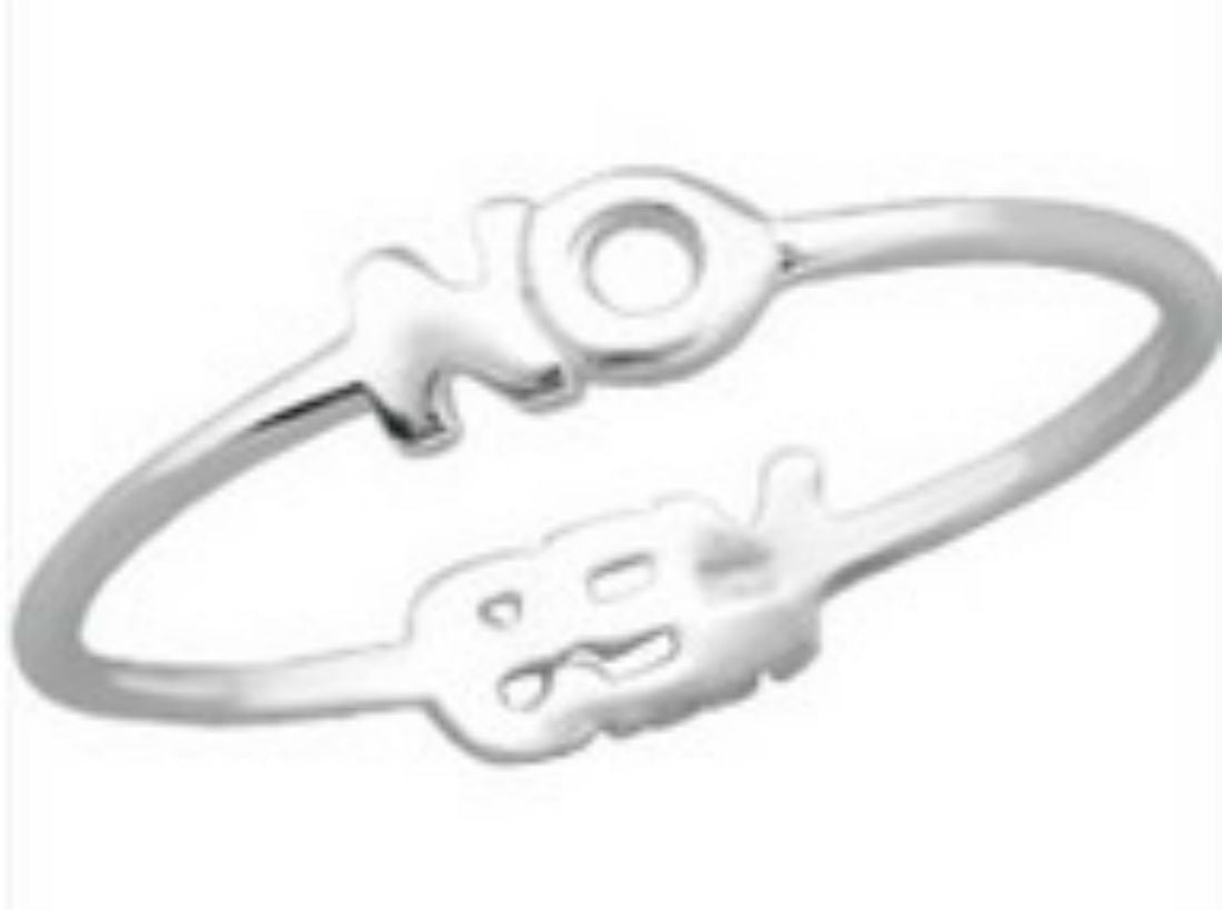 Yes And No Two Way Ring in 925 Sterling Silver
