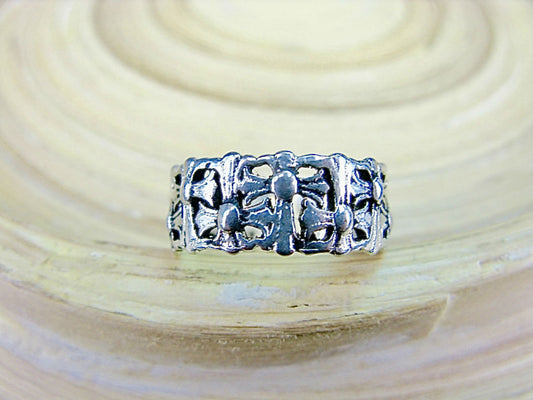 Cross Eternity 925 Sterling Silver Ring