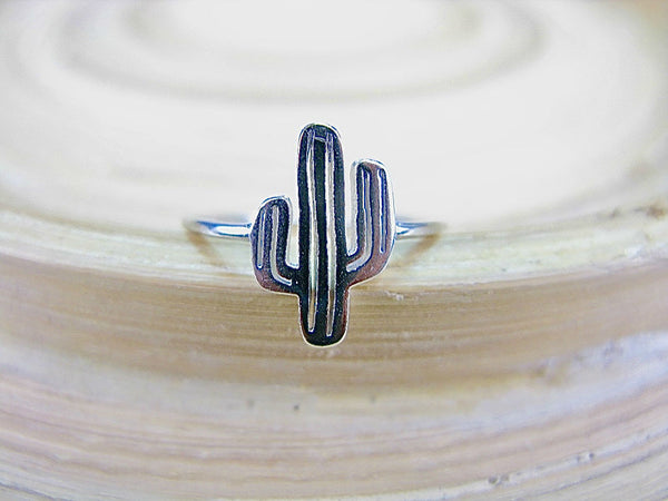 Cactus Ring 925 Sterling Silver