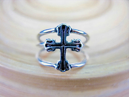 Cross 925 Sterling Silver Ring