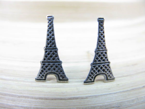 Eiffel Tower 925 Sterling Silver Stud Earrings