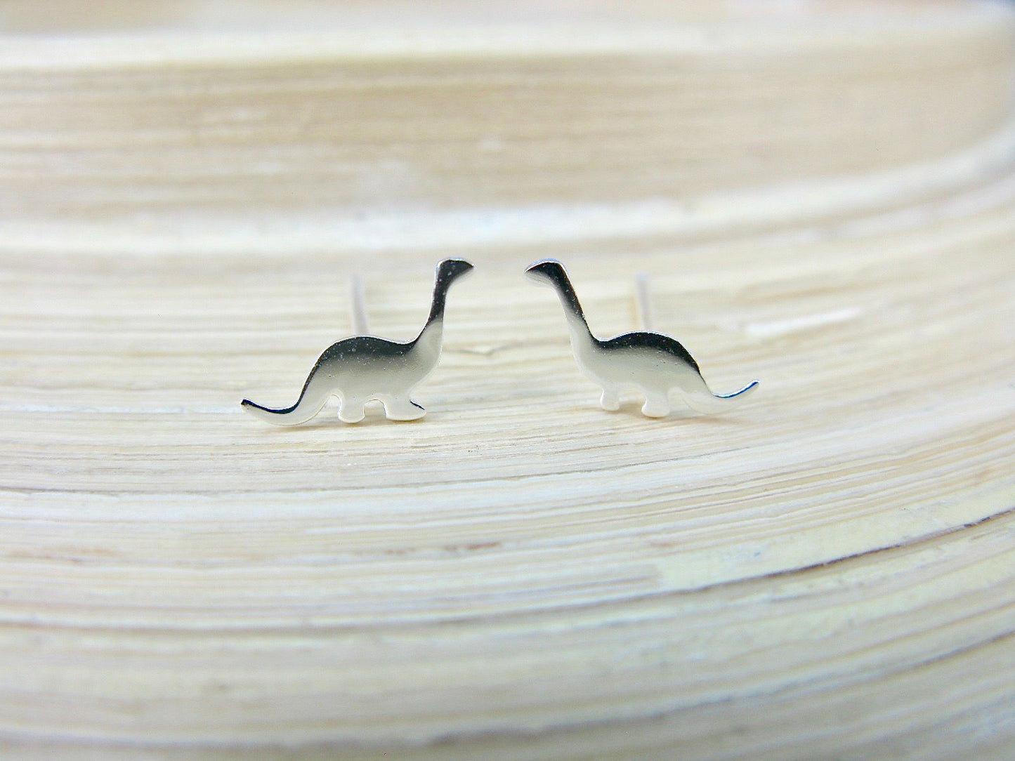 Dinosaur 925 Sterling Silver Stud Earrings