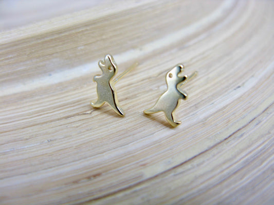 Dinosaur 925 Sterling Silver Stud Earrings