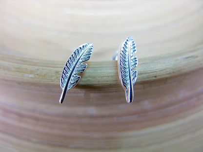 Leaf 925 Sterling Silver Stud Earrings