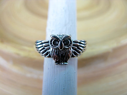 Owl 925 Sterling Silver Ring